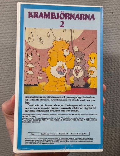 Krambjörnarna 2 (1985) Svenskt tal (VHS) Trefa (Care Bears)