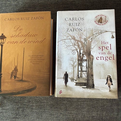 De schaduw van de wind och Het spel van de engel av Carlos R. Zafón på nederländ