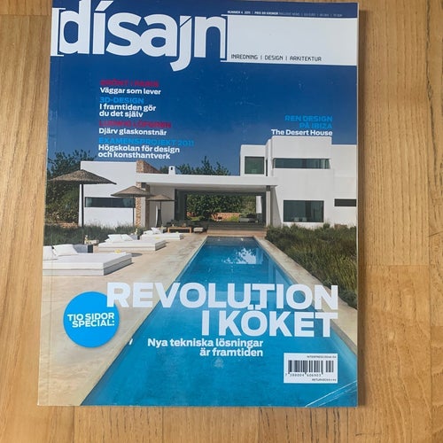 Konstvärlden Nummer 4 2011 & Disajn Nummer 4 2011. 2 tidningar i 1