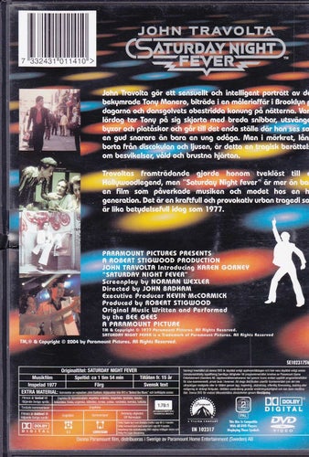 DVD / Saturday Night Fever / John Travolta, Karen Gorney