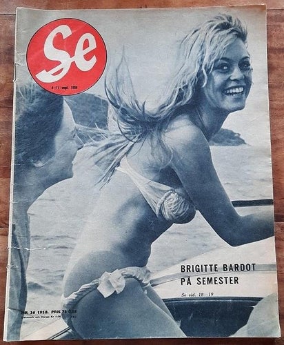 Se / Nr 36 - 1958 / Brigitte Bardot mfl...