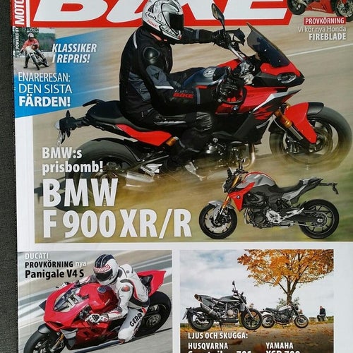 Bike nr 3 2020:Triumph Speed Triple RS, Yamaha XSR 700 XTribute, BMW F 900 R