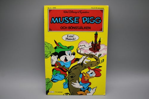 WALT DISNEY Klassiker 1976 nr 3 Musse Pigg och bönstjälken