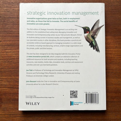 Strategic Innovation Management av Joe Tidd och John Bessant