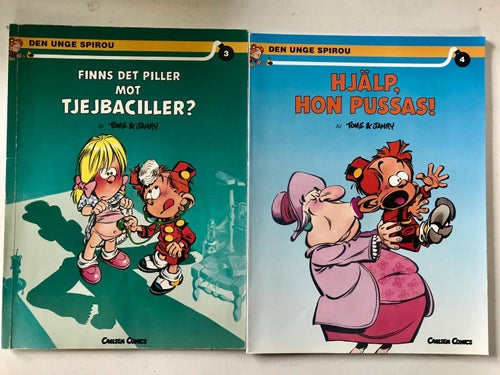 DEN UNGE SPIROU 3 Finns det piller mot tjejbaciller + 4 Hjälp, hon pussas!