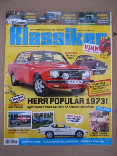 Klassiker - Bilar & Motorcyklar 1945-1989 Nr:8-2012
