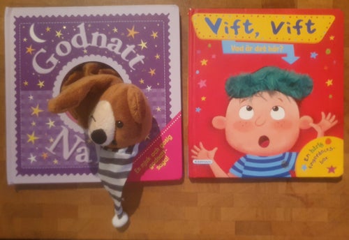 Vift, vift och Godnatt Nalle! Rörelseböcker! Häftiga böcker för de minsta!