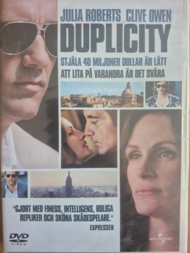 Duplicity (DVD) Ny/Inplastad