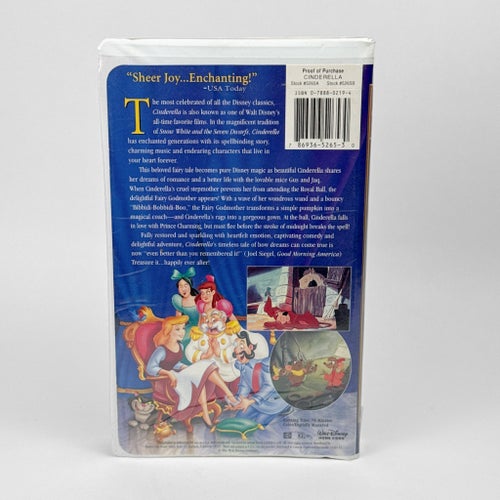 Cinderella (Askungen) – Walt Disney Masterpiece Collection – VHS