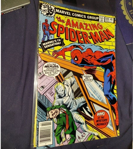 THE AMAZING SPIDER-MAN 1978 VOL.1 NO #189 FEB VF+ VF BEG PRIS 299 FRAKT 89