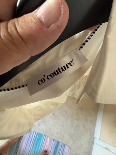 Co'couture vit lång skjorta , storlek XS ny