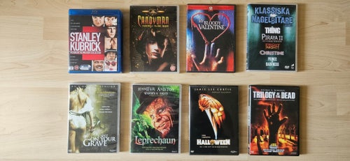 Filmsamling, SKRÄCK, KULT, 20 filmer