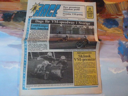 RACE, 1983 MAJ 6, TIDNING