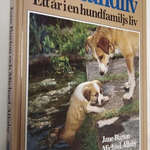Ett hundliv Ett år i en hundfamiljs liv av Jane Burton, Michael Allaby, bok VG