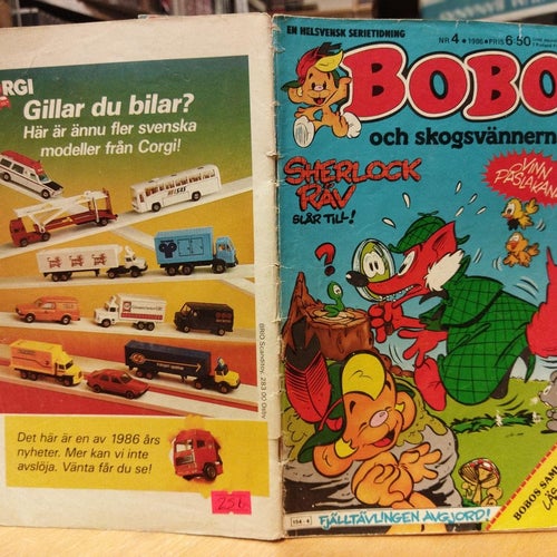 Bobo 1986 nr 4 Yvonne Andersson Lasse Åkebring Hanna Jonsson Linda Sjögren