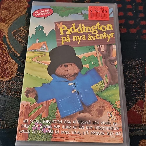 Paddington På Nya Äventyr VHS Svenskt Tal
