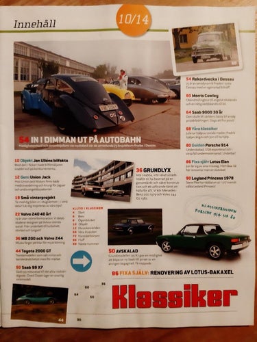 Klassiker nr 10 2014: Porsche 914, Leyland Princess, Volvo 240, Mercedes W123