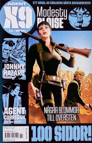 Agent X9 Serietidning 2021 nr 11 (Oläst arkivex) Modesty Blaise