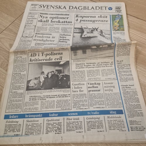 Svenska Dagbladet 7 December 1984