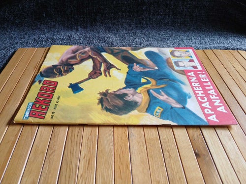 Tidningen Rekord 1958 N 19 Retro Sport Äventyr Nostalgi 50 tal Kult MC Guldpilen