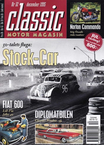 Classic 1995-12 Fiat 600..MG..Thulin..Windsor 59..Stock Car