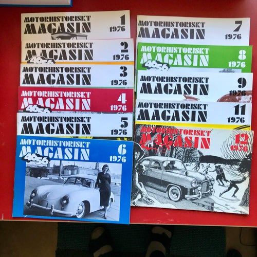 11 MOTORHISTORISKT MAGASIN 1-6 1976 OCH 11-12 1976