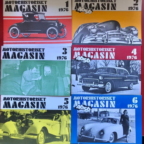 11 MOTORHISTORISKT MAGASIN 1-6 1976 OCH 11-12 1976