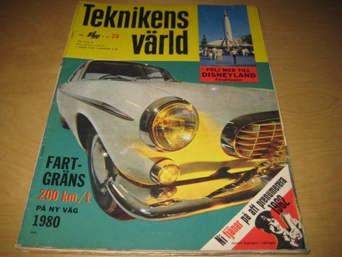 TEKNIKENS VÄRLD NR 26 1961 TEST: OPEL REKORD COUPÉ.