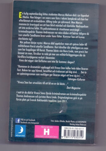 I natt är du död - Viveca Sten, 2011