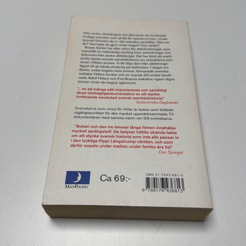 Pocket: Svenskarna som stred för Hitler av Bosse Schön, 2000