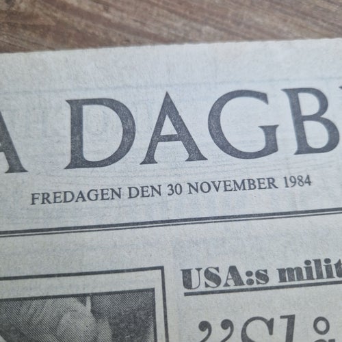 Svenska Dagbladet från 1984