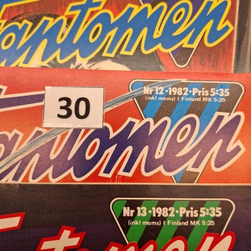 Fantomen 1982 Komplett årgång 26 nr - Se bilder för skick