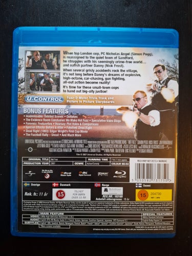 Hot Fuzz Blu-ray Simon Pegg Nick Frost Jim Broadbent