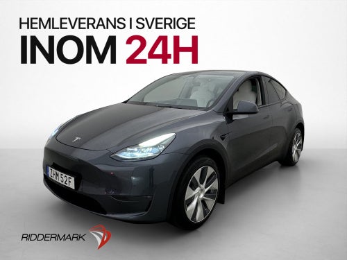 Tesla Model Y Long Range AWD Ljus Interiör Pano Skinn Drag