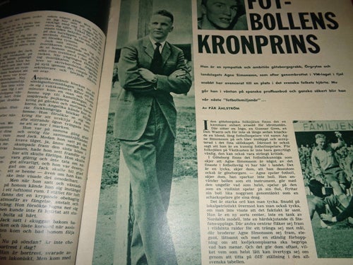 Vecko Revyn nr33 1959 Mona Malm omslaget, Hamilton Millard, Agne Simonsson,