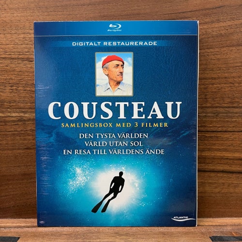 Cousteau - Samlingsbox med 3 filmer (Blu-ray)