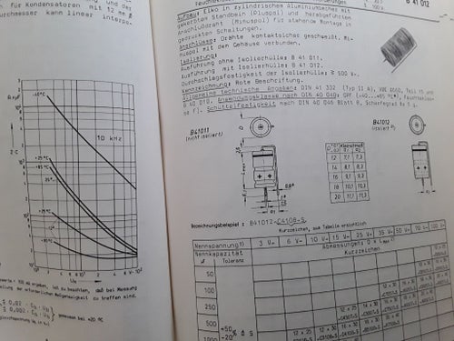 Elektrolyt-Kondensatoren - Siemens - 1969