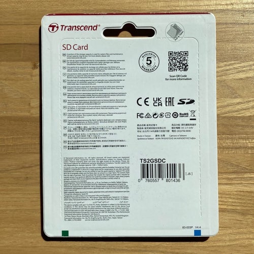 Transcend SD-kort 2GB