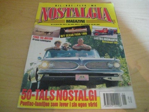 NOSTALGIA NR 1 1996. FORD ZEPHYR, PONTIAC CAB- 49 ,M.M