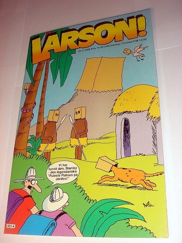 LARSON (svensk) NY OLÄST Nr 4 1989 !!!