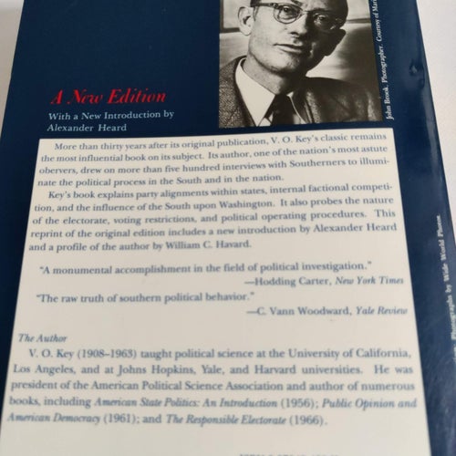Southern Politics In State and Nation (hft) politik södra USA