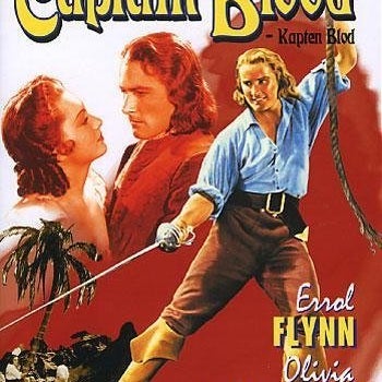 Captain Blood (1935) Michael Curtiz med Errol Flynn, Olivia de Havilland