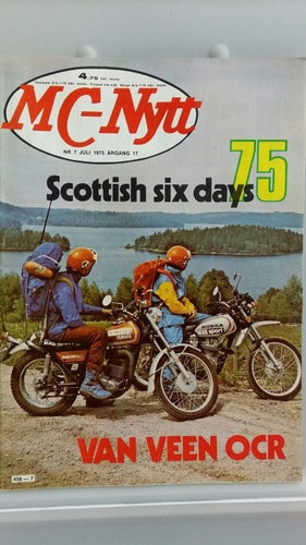 MC-Nytt nr 7 1975: Van Veen OCR 1000, Ducati 860