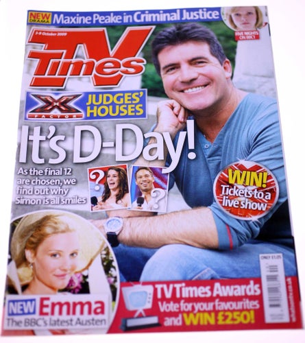 British celebrity magazines bundle-More, Sneak, TV Times-2004/2009-Weight 576g