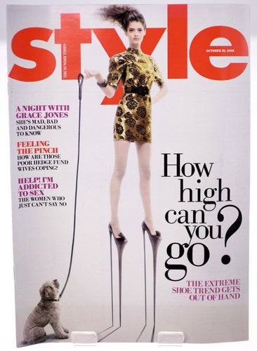 The Sunday Times Style Magazine-October 26th 2008-NEW-High Heels-Weight 146g