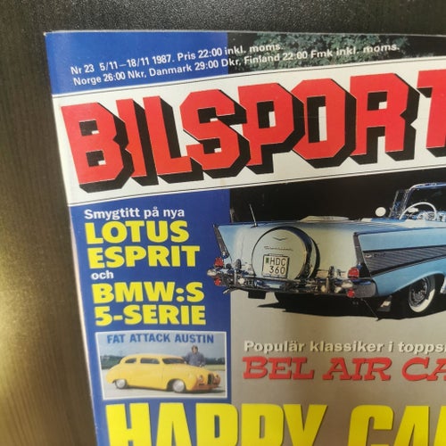 Bilsport 23, 1987