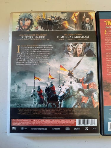2 st DVD filmer: A Knight's Tale & Barbarossa