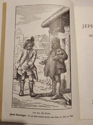 Jeppe paa Bierget eller Den forvandlede Bonde - Ludvig Holberg billede af W. Mar