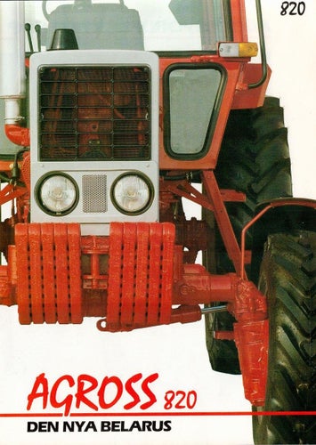 Broschyr traktor Belarus 820