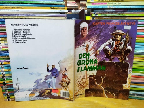 Kapten Princes äventyr 1 Den gröna flamman. Very Fine plus